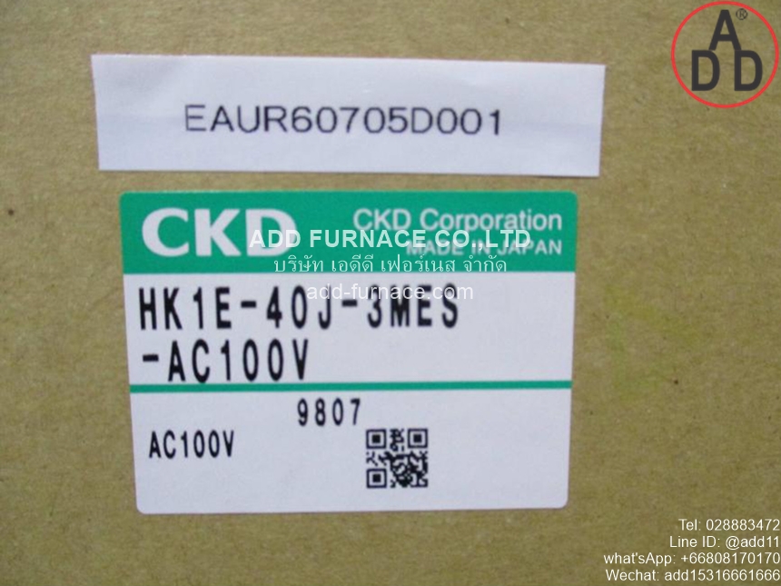 CKD MODEL HK1E-40J-3MES (2) 